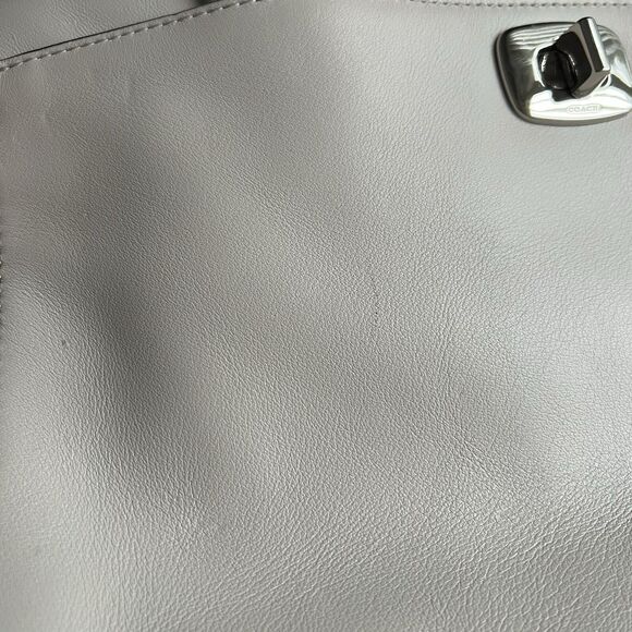 Coach 25805 Legacy Two-tone Chelsea Leather Carryall Mushroom Black - Picture 10 of 11